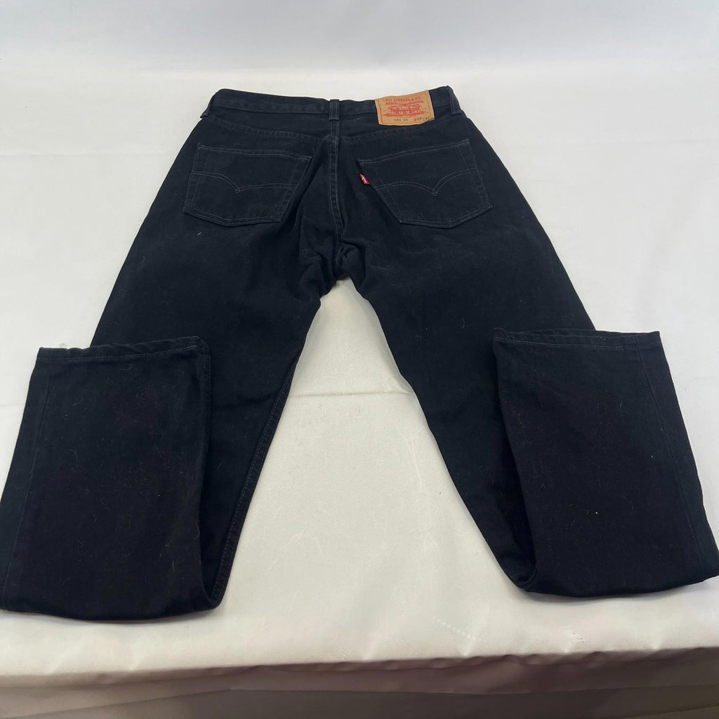 Levi's 590 Men's Regular Straight Jeans W29" L32" in Black Levi Strauss 100% Cot