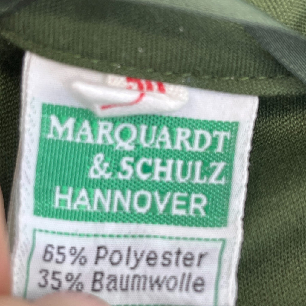 Vintage Marquardt & Schulz German Army Chore Jacket Olive Green Military EU 50