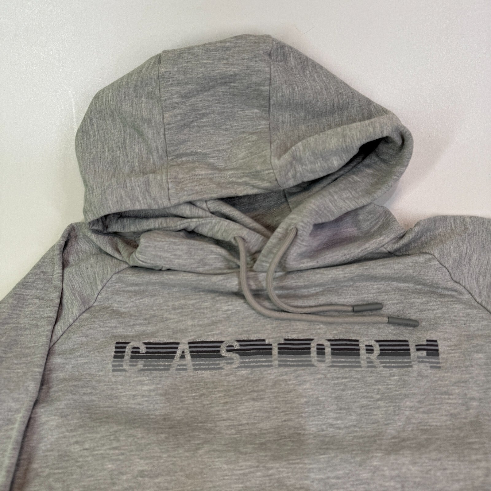 Castore Graphic Spellout Hoodie Grey size Small - VGC