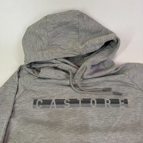 Castore Graphic Spellout Hoodie Grey size Small - VGC