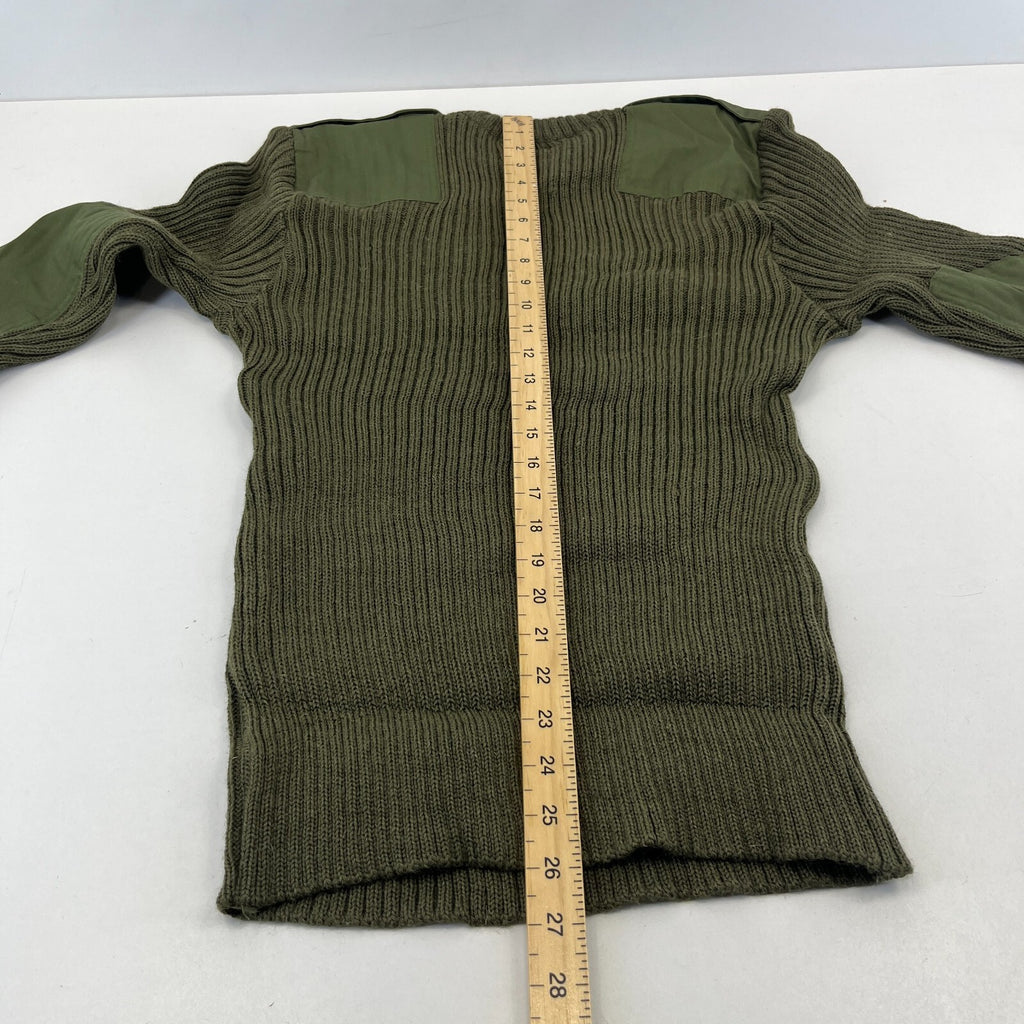 British Army Jersey Men's Heavy Olive Round Neck Jumper Jersey size 112cm