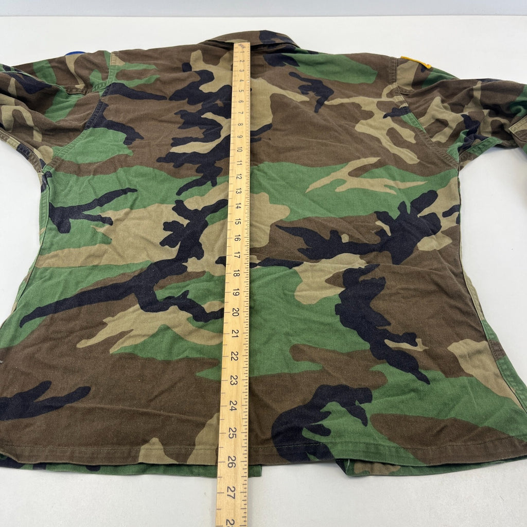 Original US Civil Air Patrol Uniform Jacket with Badges Camo Green Small X-Short