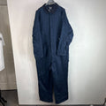 Vtg Walls Blizzard Pruf Heavy Duty Overalls Quilted Insulated in Blue 2XL Reg