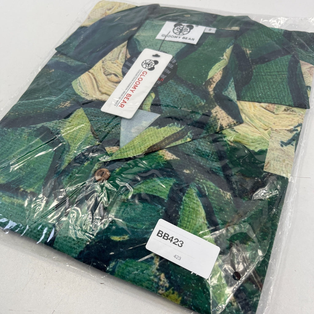 Gloomy Bear AOP Short Sleeve Shirt Forest Jungle Print size S - Sh*te Shirt