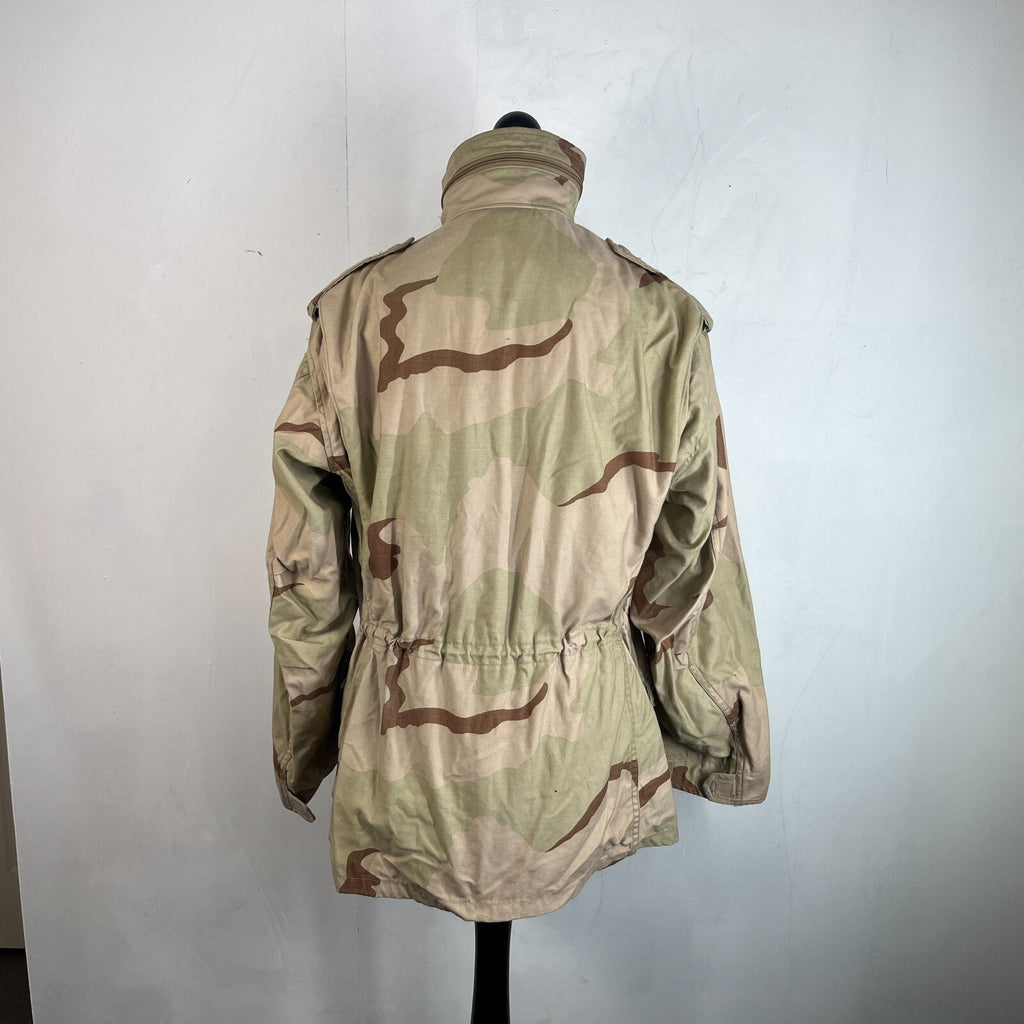 US Army Surplus Issue DCU Desert Camo Tri Colour M65 Cold Weather Jacket Medium-Regular
