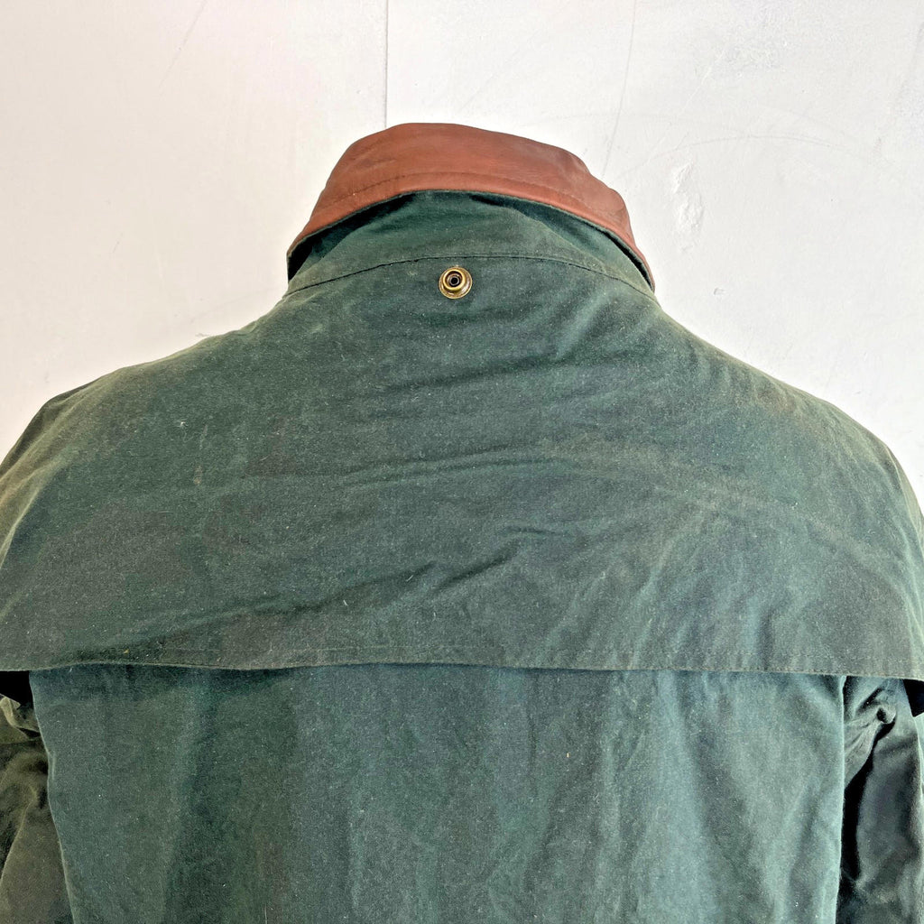 Koolah Middy Premium Wax Jacket Dark Green Made in Canada size 2XL fits like 4XL