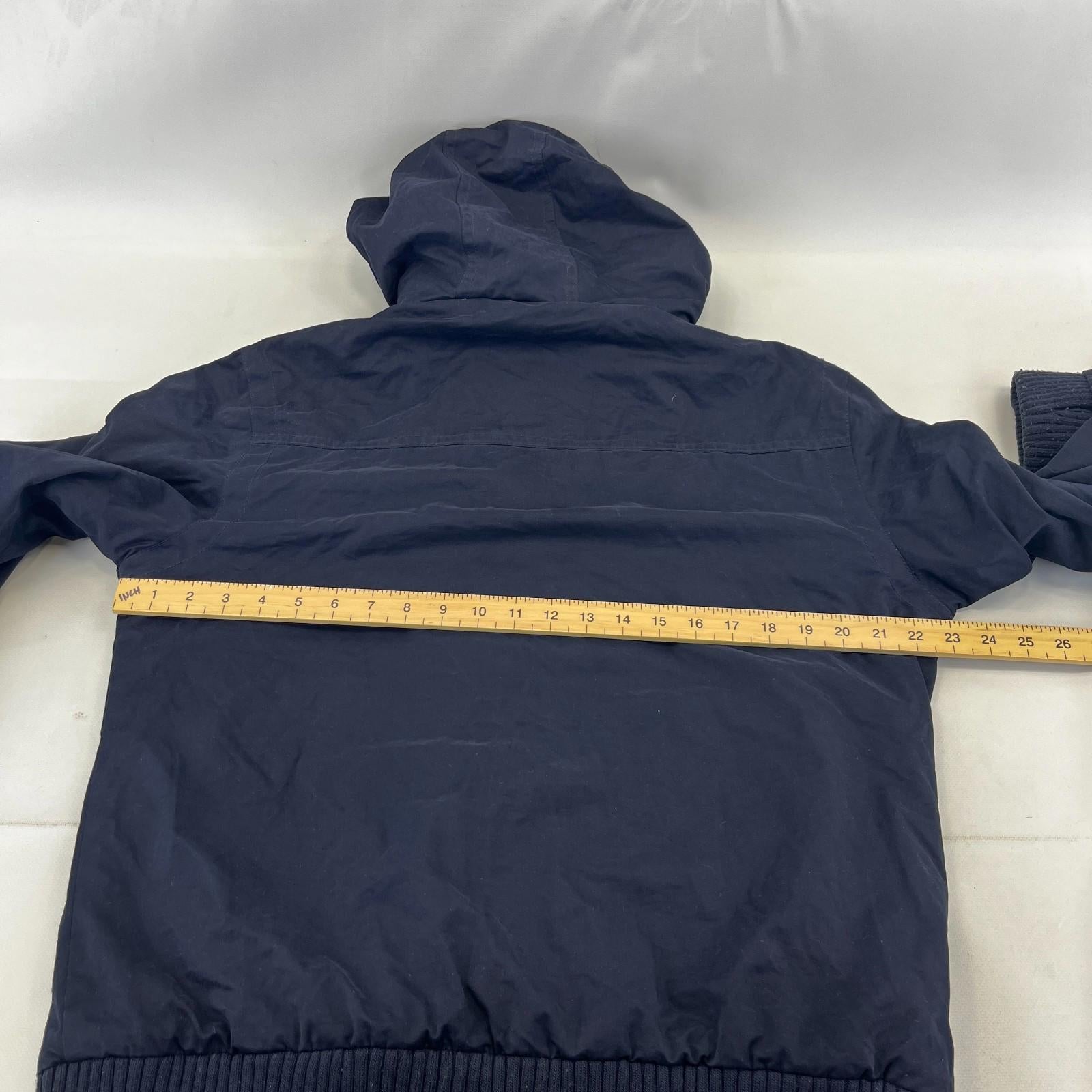 Superdry Microfibre  Windbomber Windbreaker Bomber Jacket size XL Navy Blue