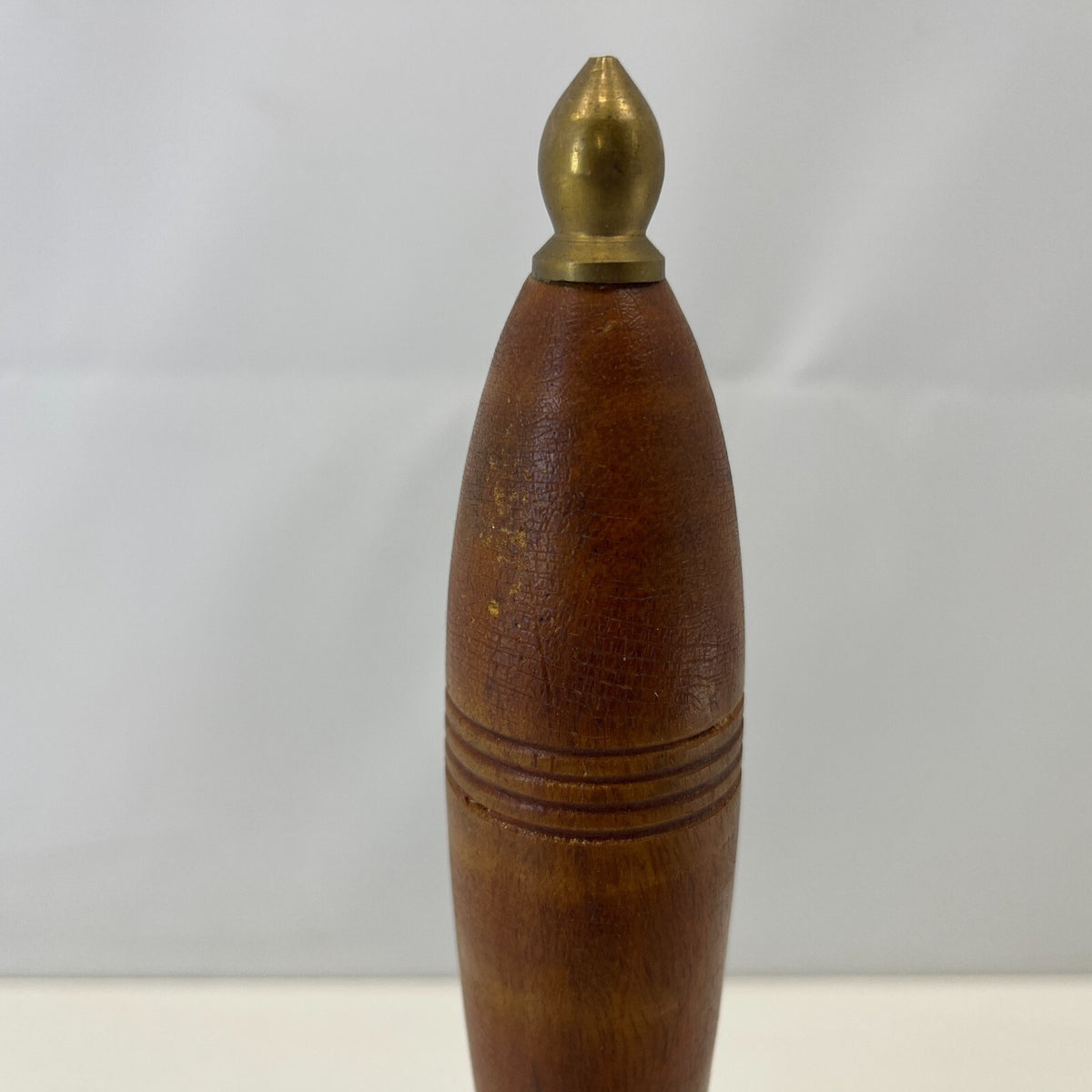 Vintage Large Brass Hand Bell School Town Crier Bell 33cm - 13cm Diameter Loud
