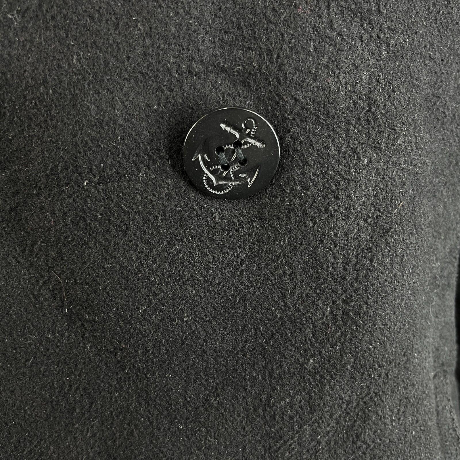 Genuine US Navy Black Wool Deck Jacket size XL Mil-Tec Formal Military