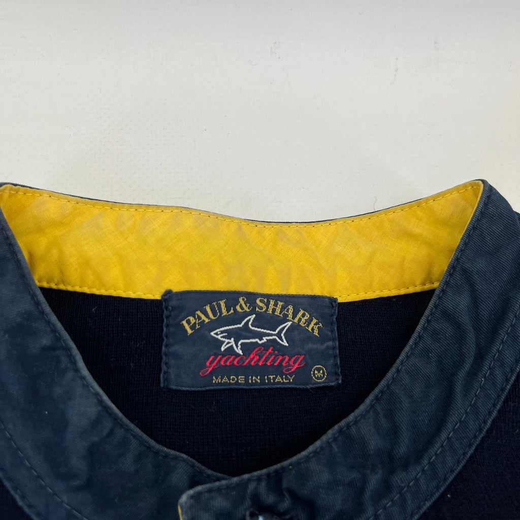 Paul & Shark Cotton Blend Jumper Men's size M in Navy Blue