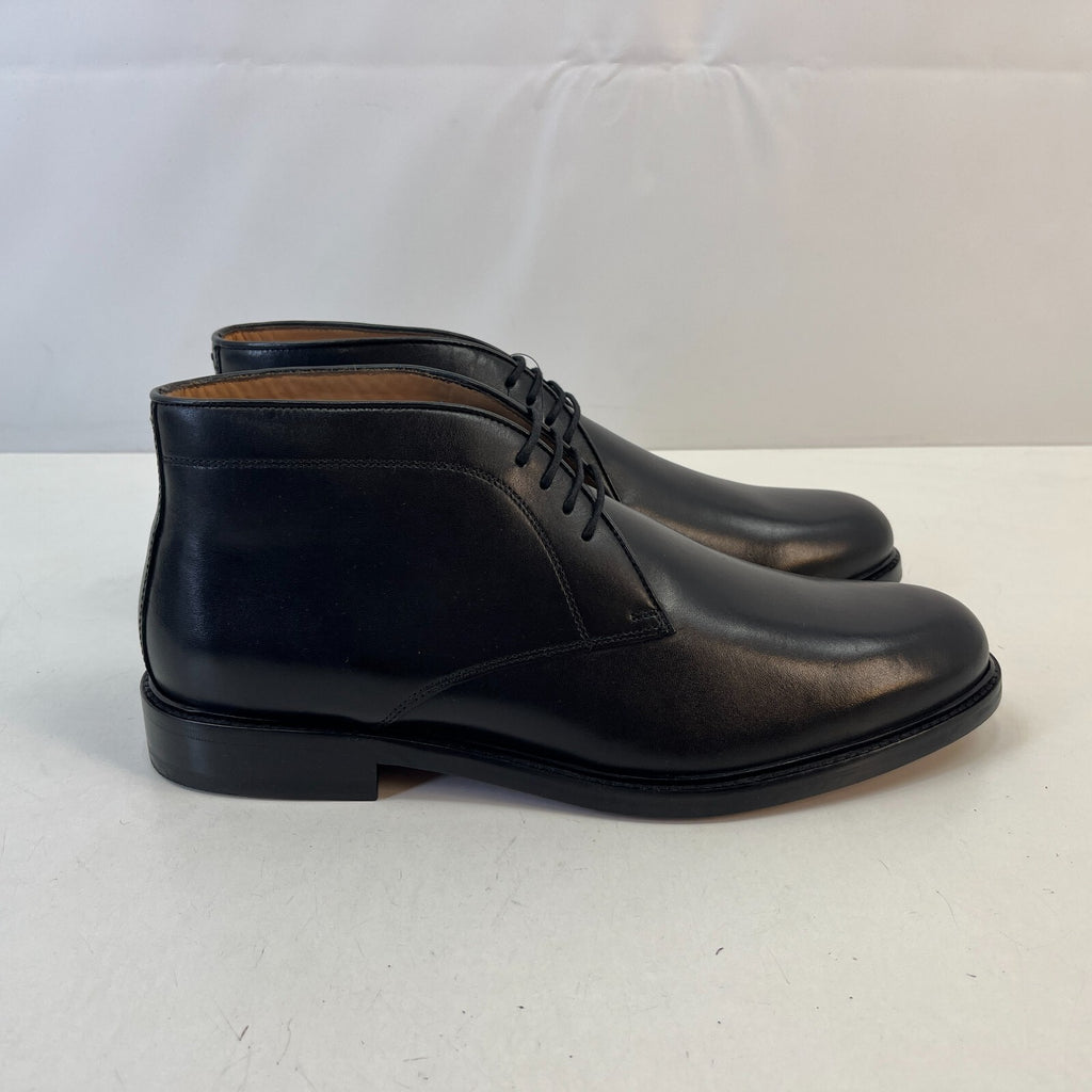 Marks & Spencer Sartorial Black Leather Smart Luxury Boots UK 10.5 RRP £120 New