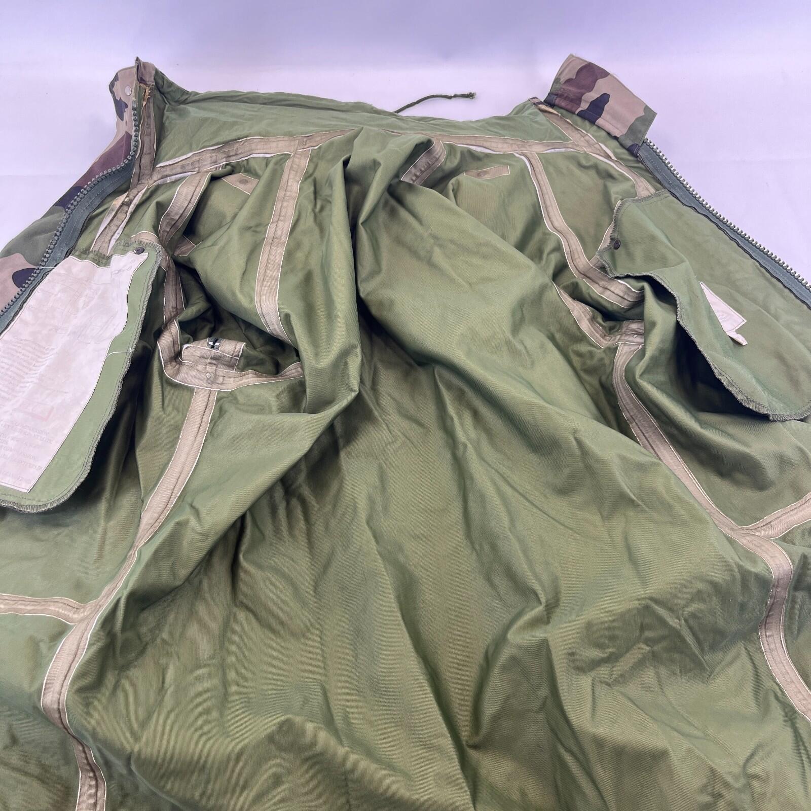 French Military Army Gore Tex Jacket Waterproof Camouflage size 88L + Stow Hood
