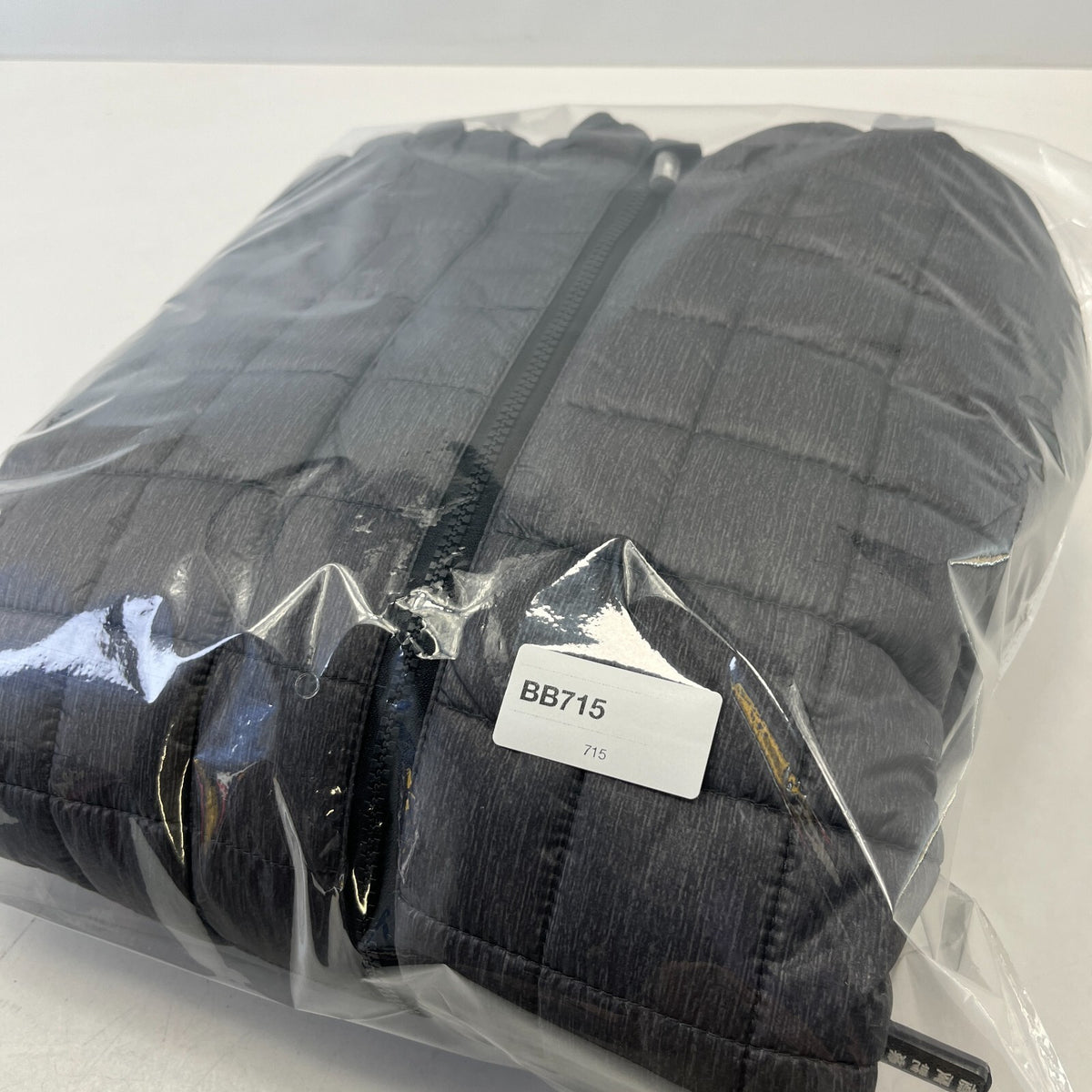 SuperDry Original Fuji Jacket UK size Large Grey Quilted Coat with Hood in Grey