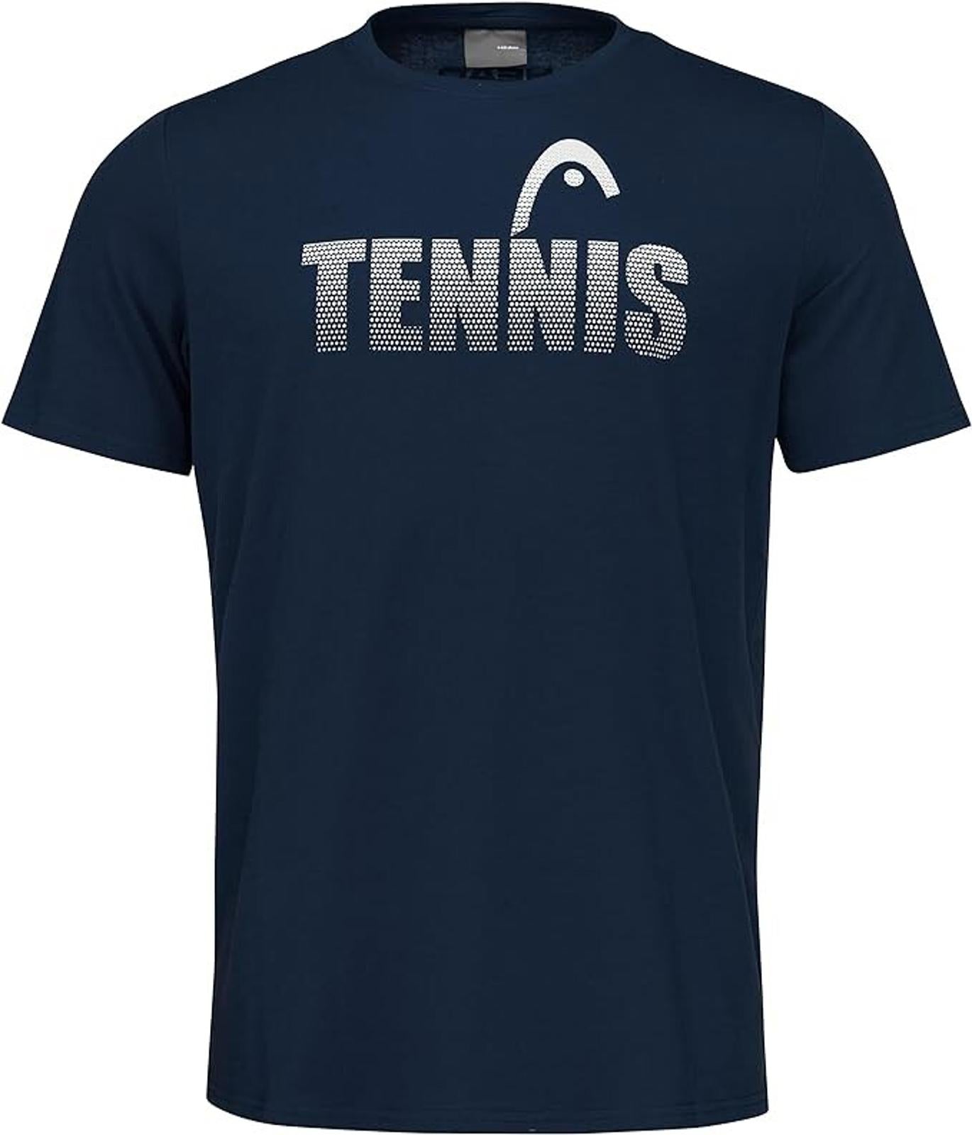 Head Club Colin Mens Tennis T-Shirt in Dark Blue Sports Top size S NEW with Tags