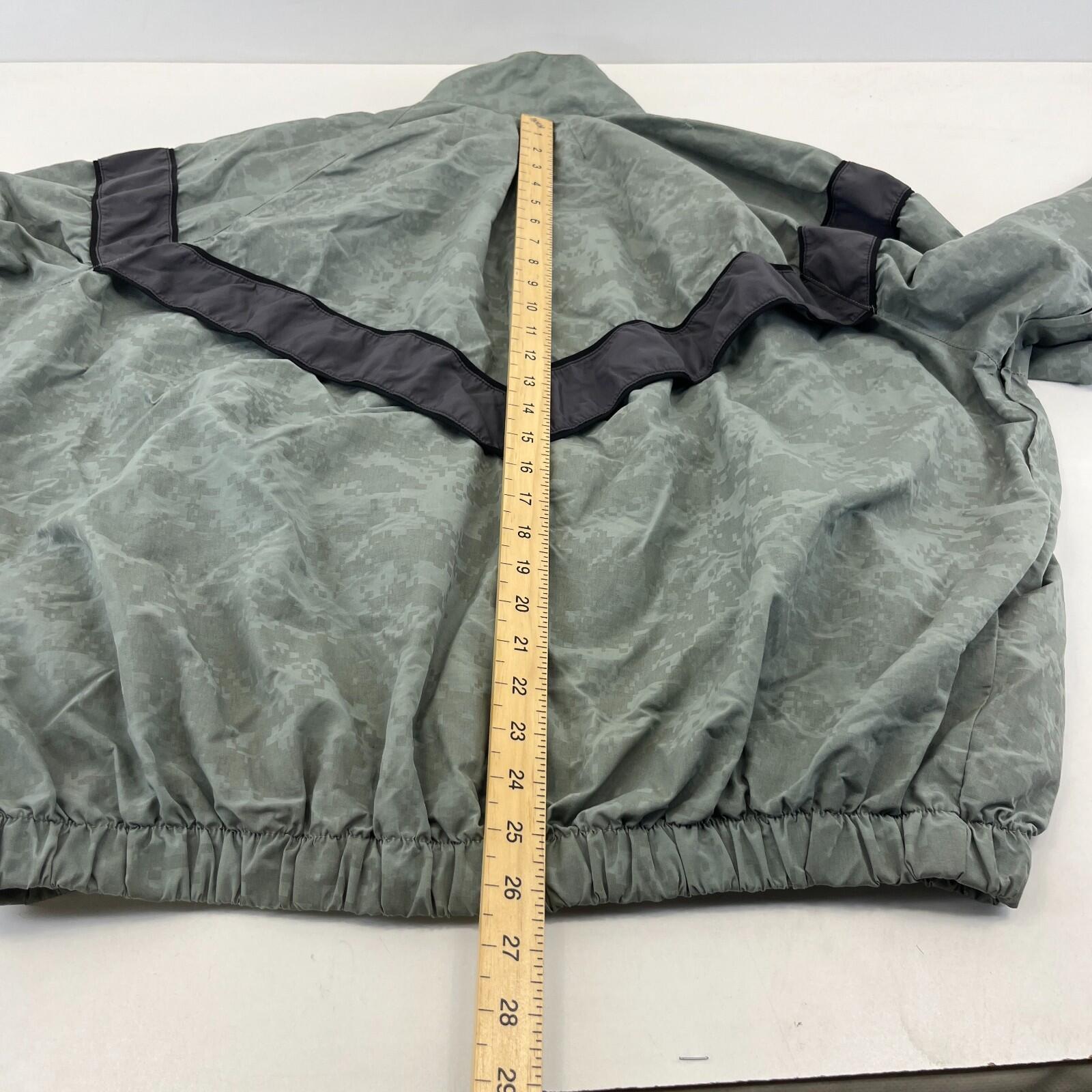 US Army Bomber Jacket Grey Digital Print Windbreaker US size Medium-Regular