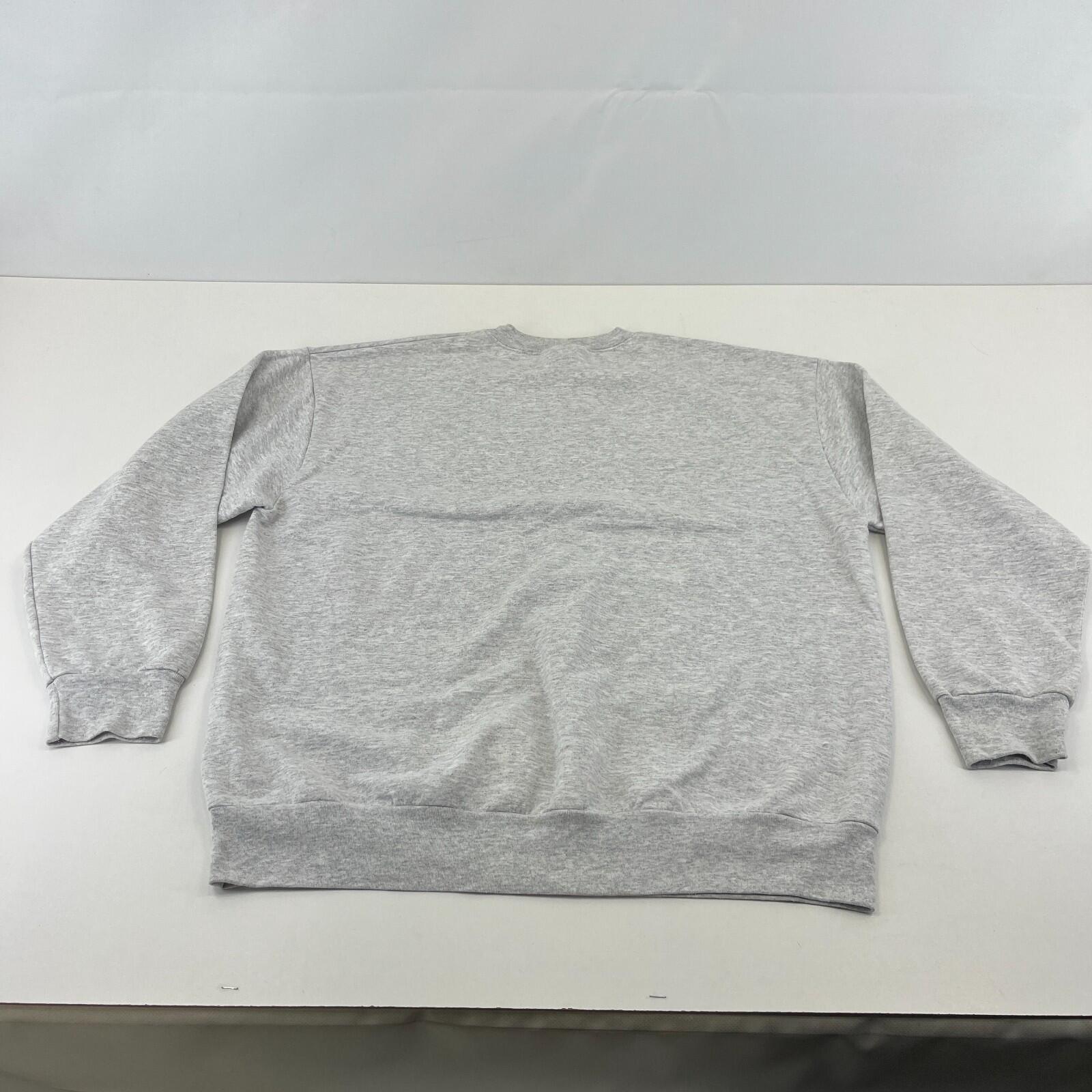 Genuine US Army Issue Grey Spellout Sweatshirt size US Medium (UK Large)