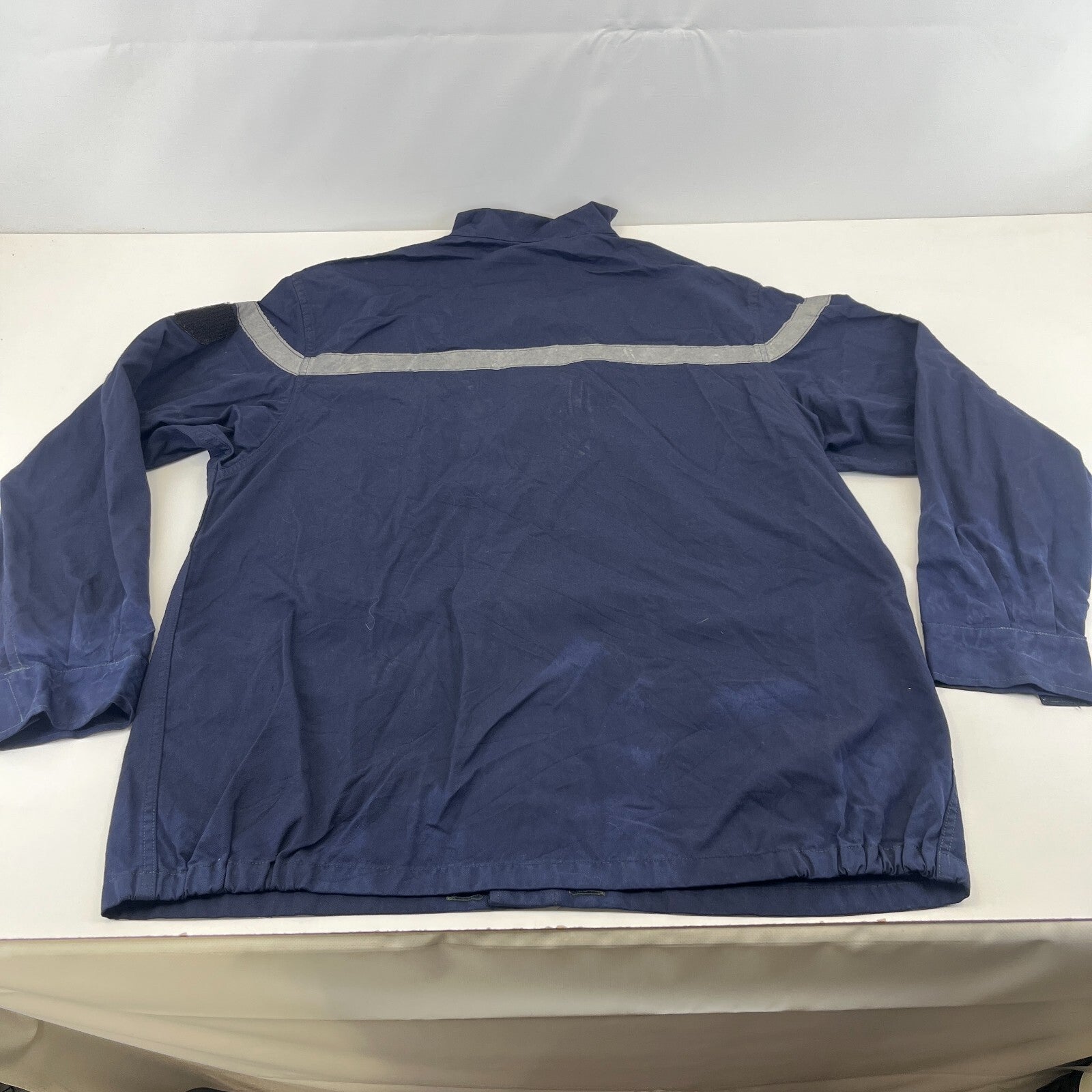 Balsan French Military Chore Jacket size 128L (UK XL) Navy Blue Workwear Canvas