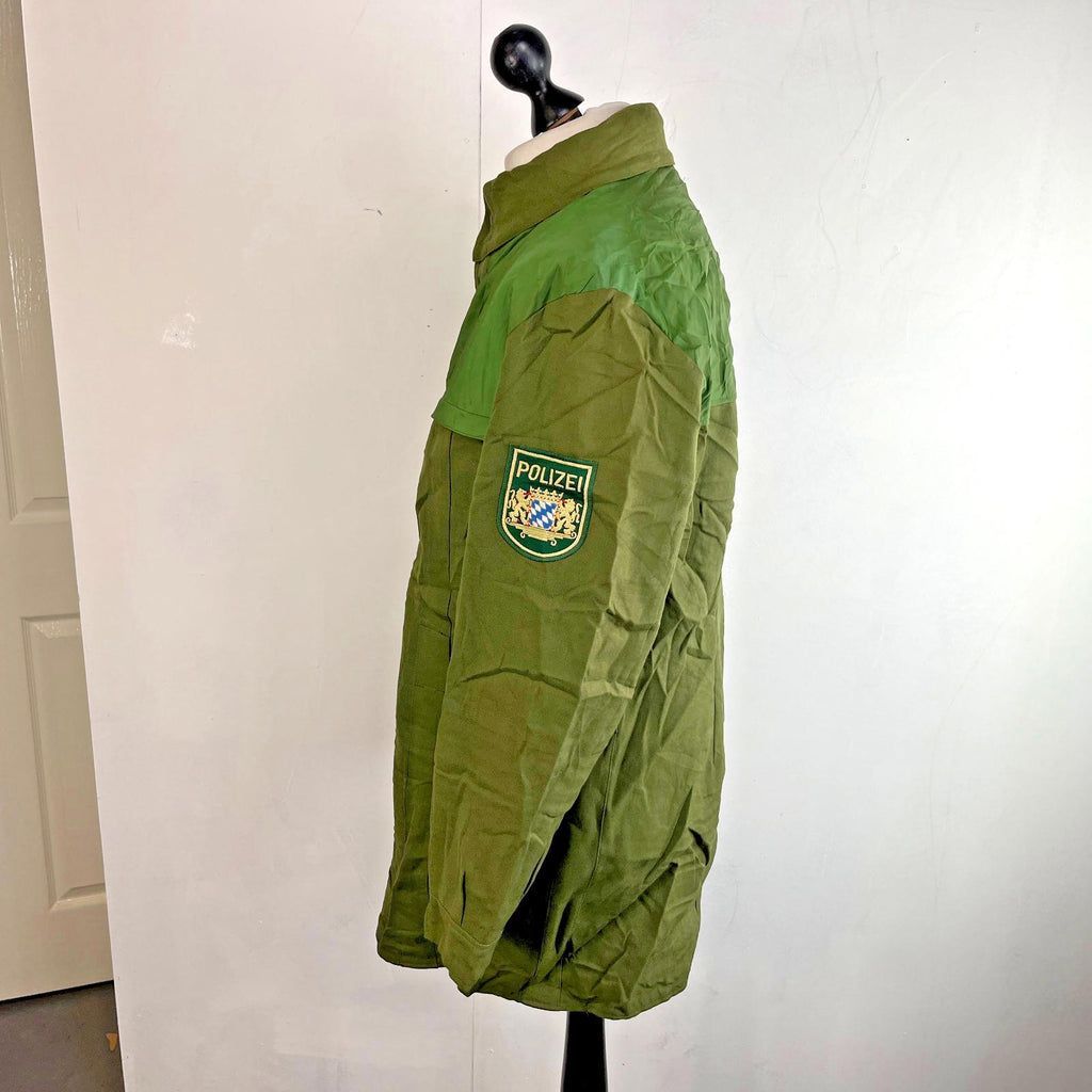 Vintage 1983 Wagner & Co German Polizei Police Heavy Jacket size EU 50 (UK Large) + Badge