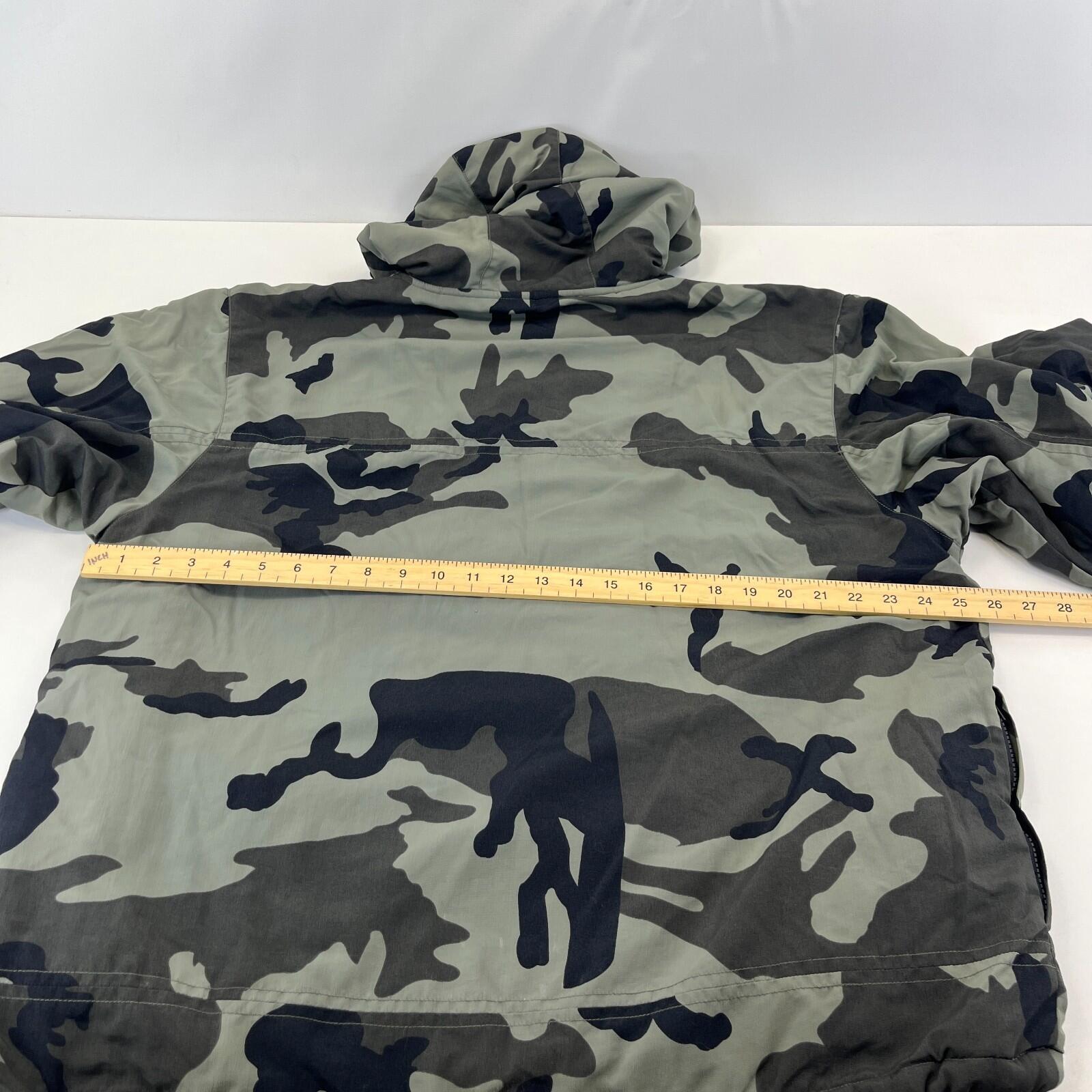 Ezekiel Grey Camo Pullover Jacket Skate Streetwear size L - E2EK1EL