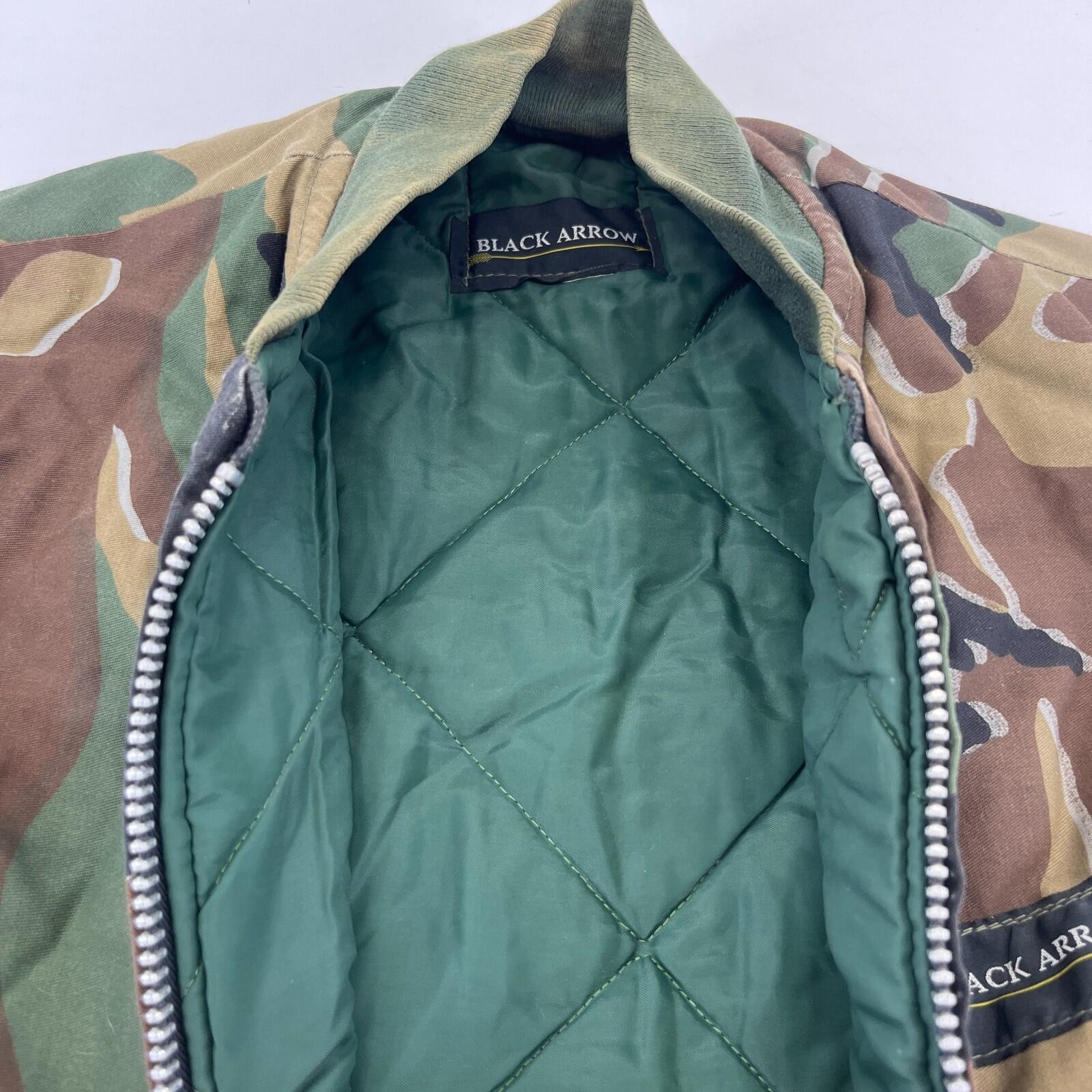 Black Arrow Men's Quilted Body Warmer Green Camo size Large
