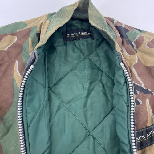 Black Arrow Men's Quilted Body Warmer Green Camo size Large