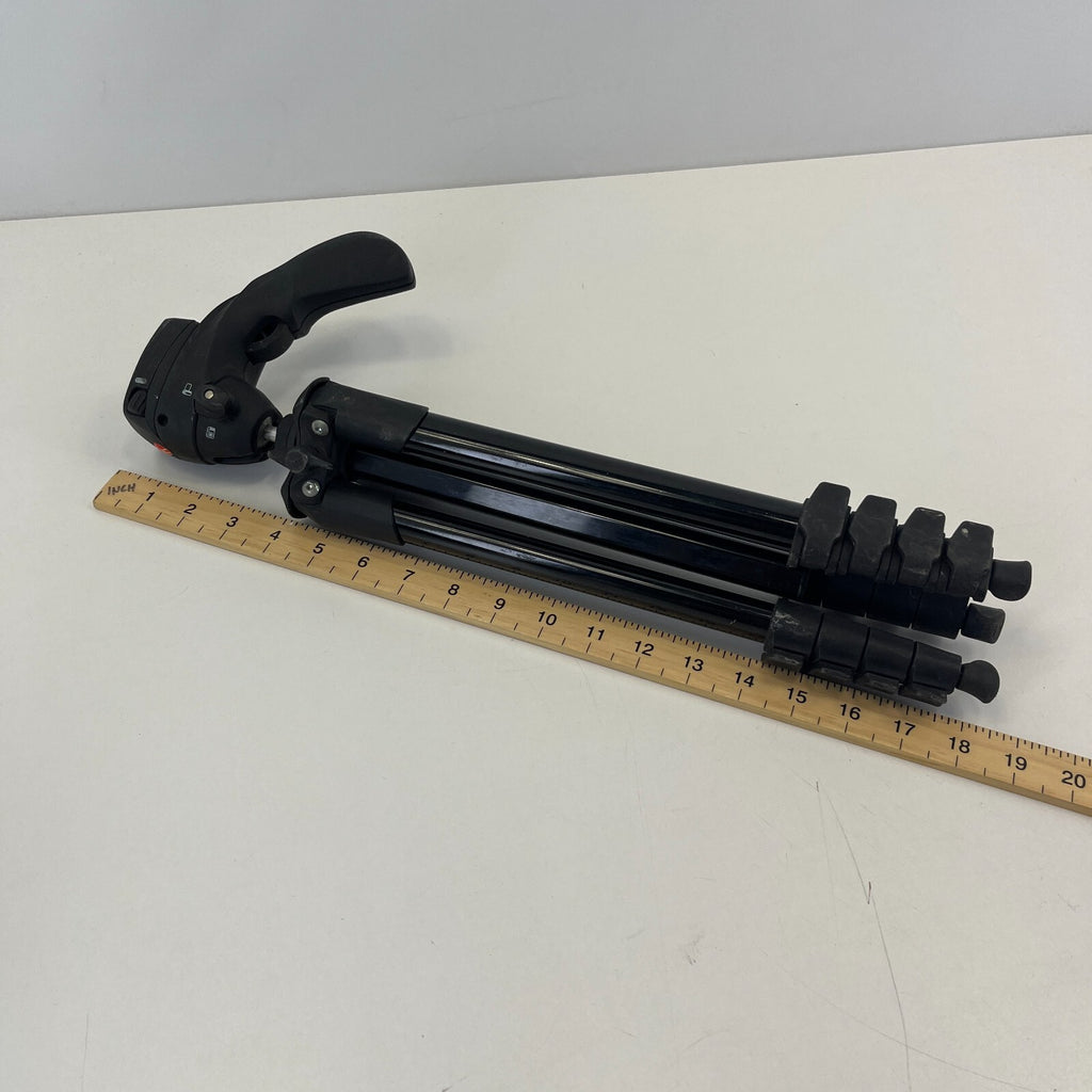 Manfrotto Aluminium Tripod in Black with Pistol Grip 48cm-142cm