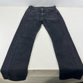 Women's Levi's 505 Regular Fit Jeans W29" L30" Black Denim Straight Leg