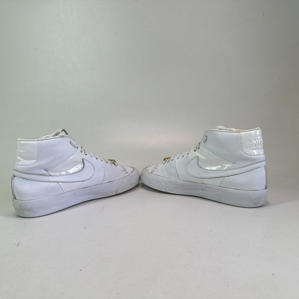 Nike Blazer Royal 2018 Leather Hi Top Trainers in White UK size 6