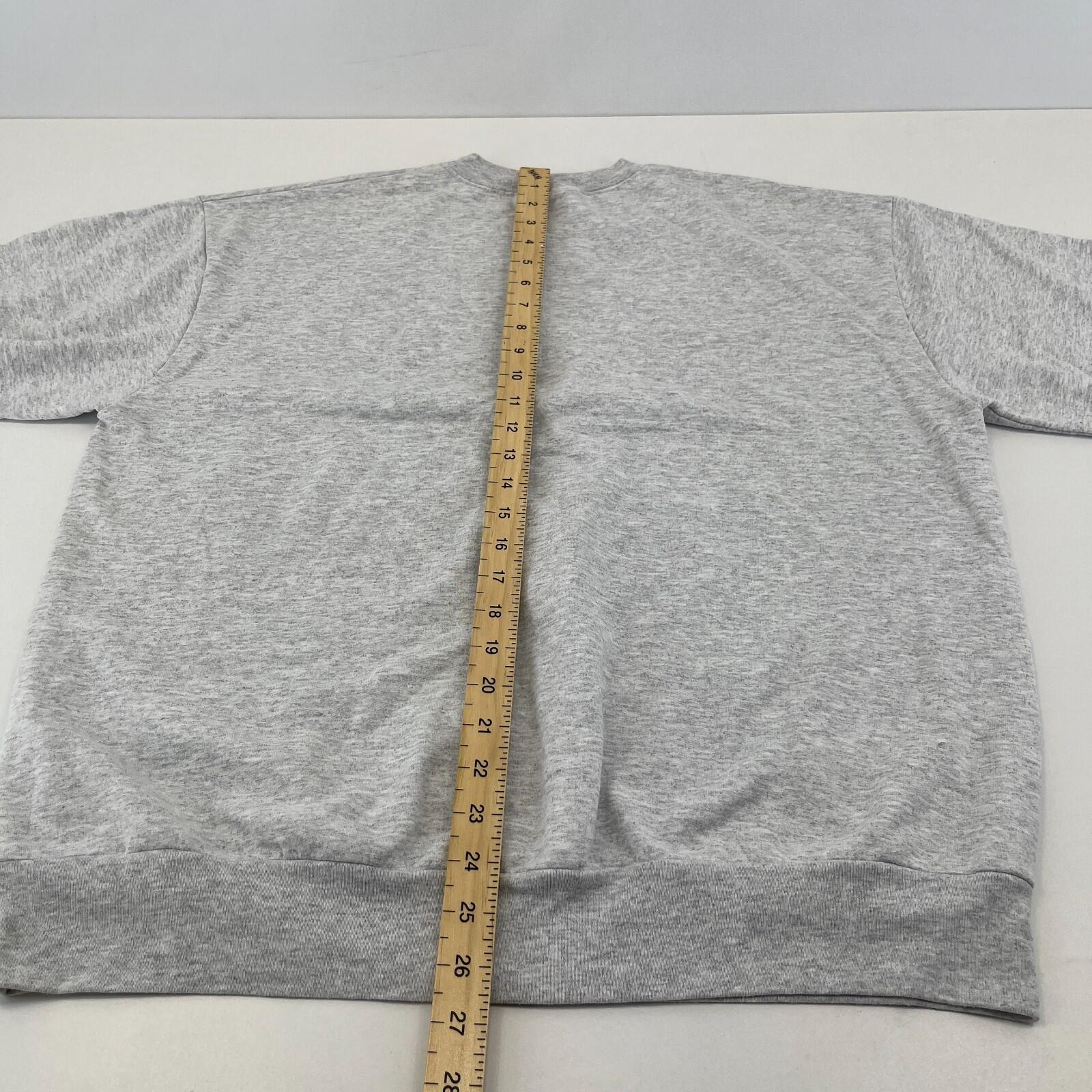 Genuine US Army Issue Grey Spellout Sweatshirt size US Medium (UK Large)