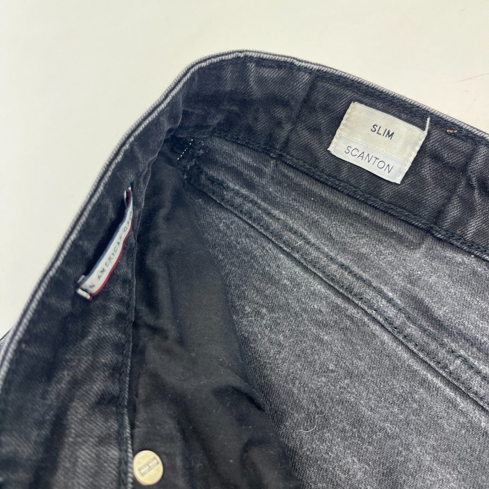 Tommy Hilfiger Scanton Jeans Mens W36" L34" Denim Slim Fit Stretch Black