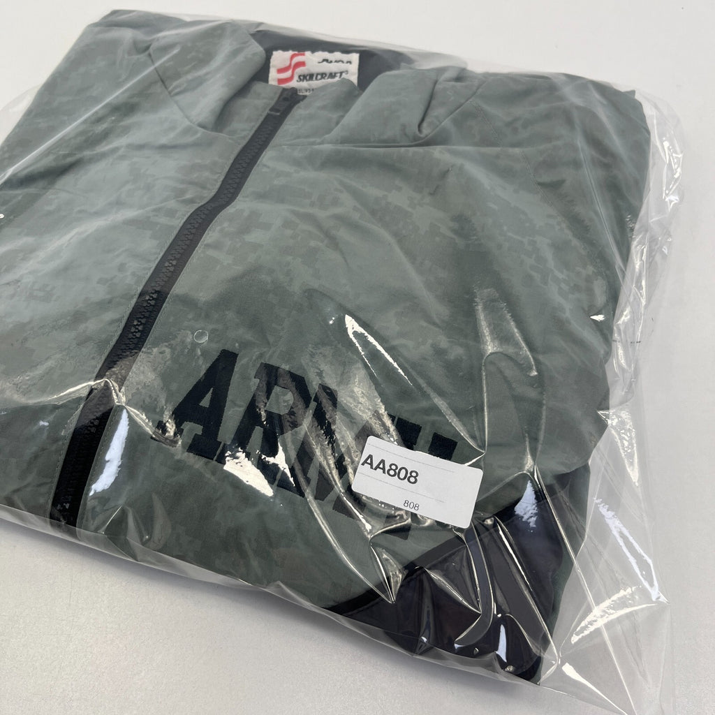 US Army Bomber Jacket Grey Digital Print Windbreaker US size Large-Regular