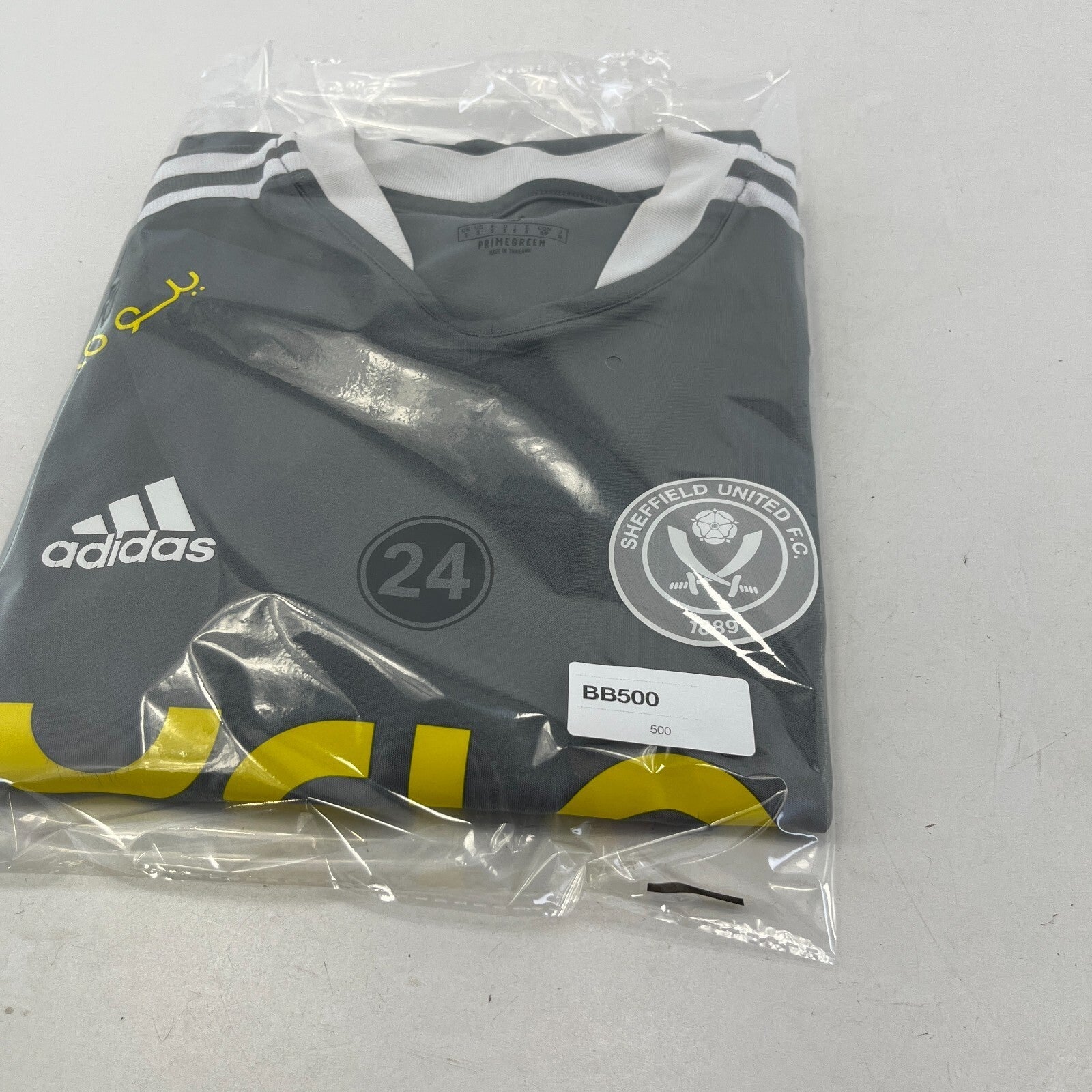 Sheffield United FC Football Training Shirt 21/22 size Small Grey Adults Adidas