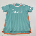 Inter Miami 2024/25 Kids Third Kit Football Shirt Messi 10 Turquoise 12-13 Years