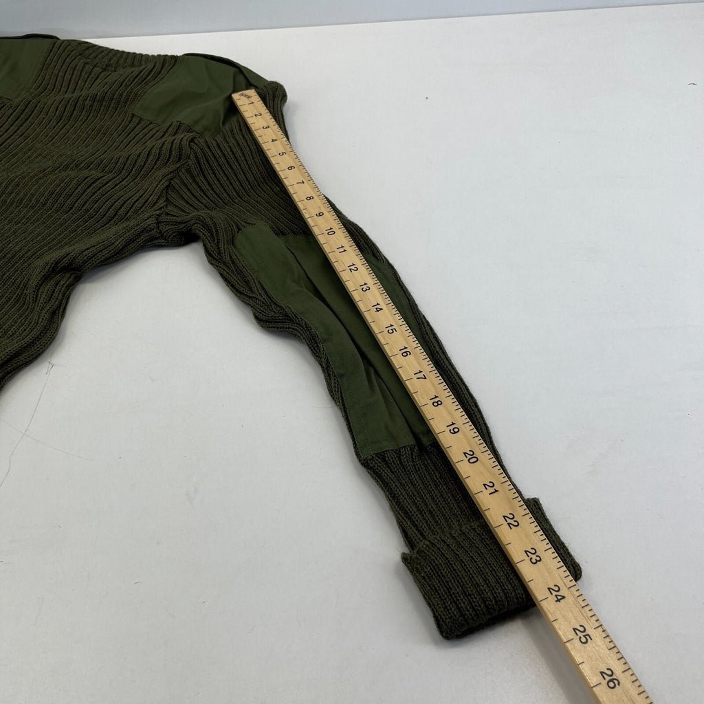 British Army Jersey Men's Heavy Olive Round Neck Jumper Jersey size 112cm