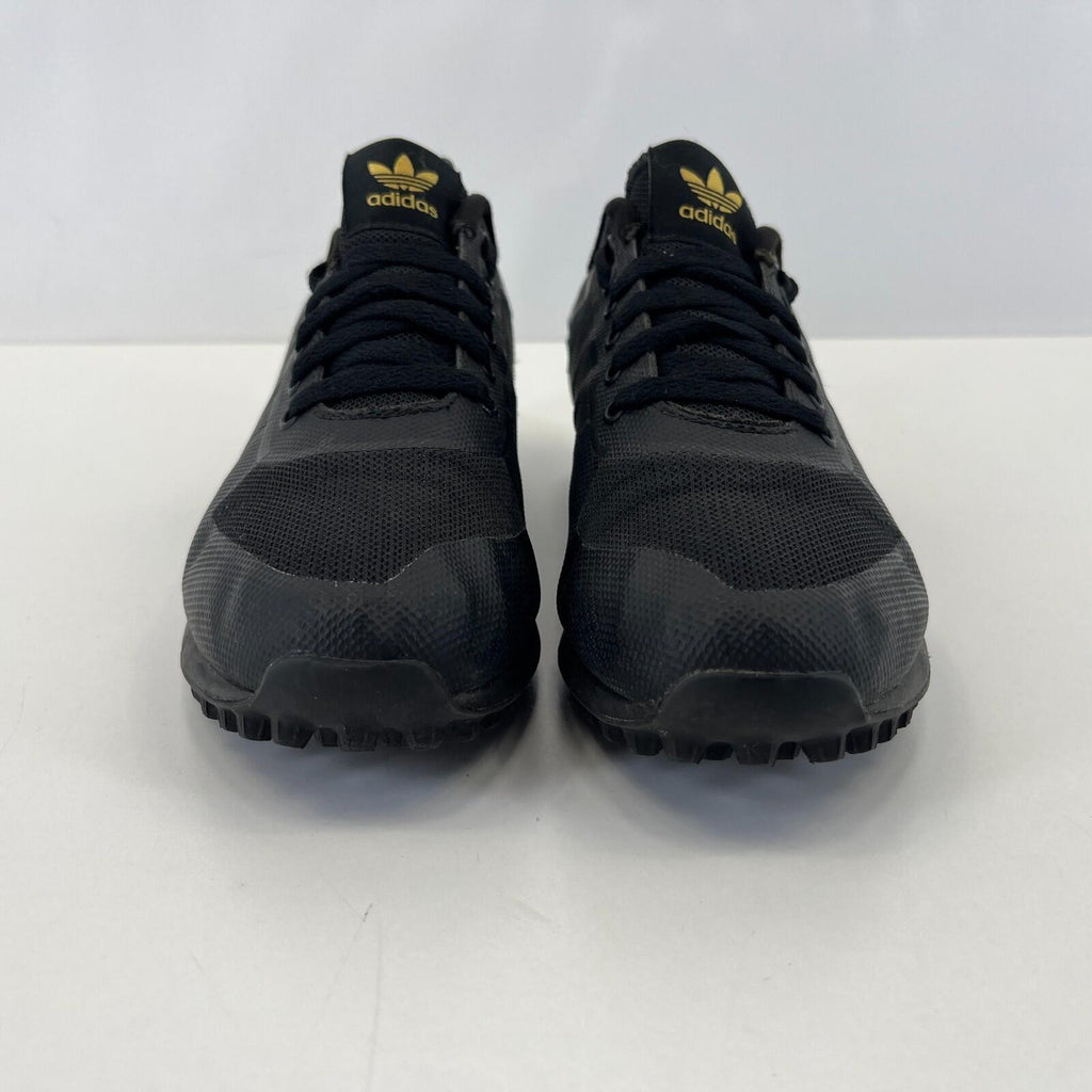 Adidas LA Trainer II Trainers in Black & Gold UK 7 / EU 40 2/3