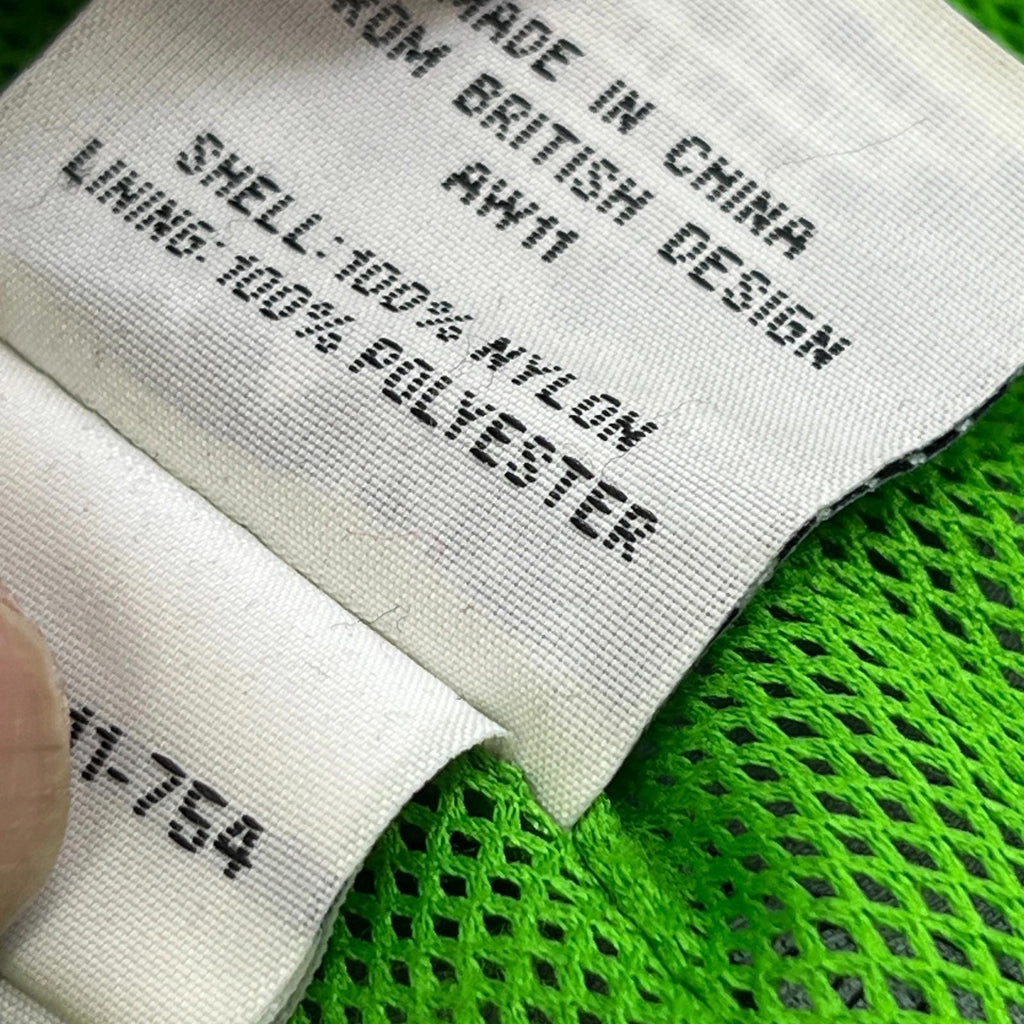 SuperDry Original Windcheater Jacket in Black/Green size XL Hooded