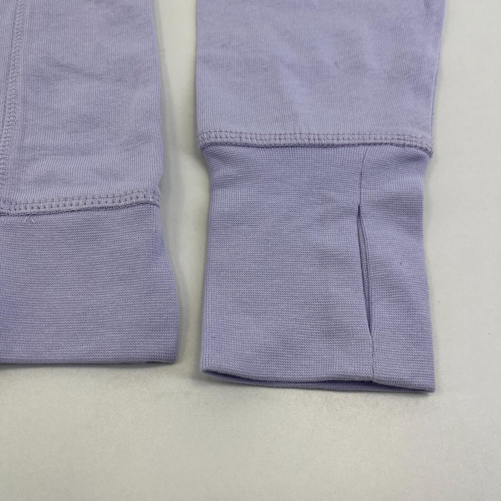 Sweaty Betty After Class Crop Sweatshirt Lilac Heather Purple size Small