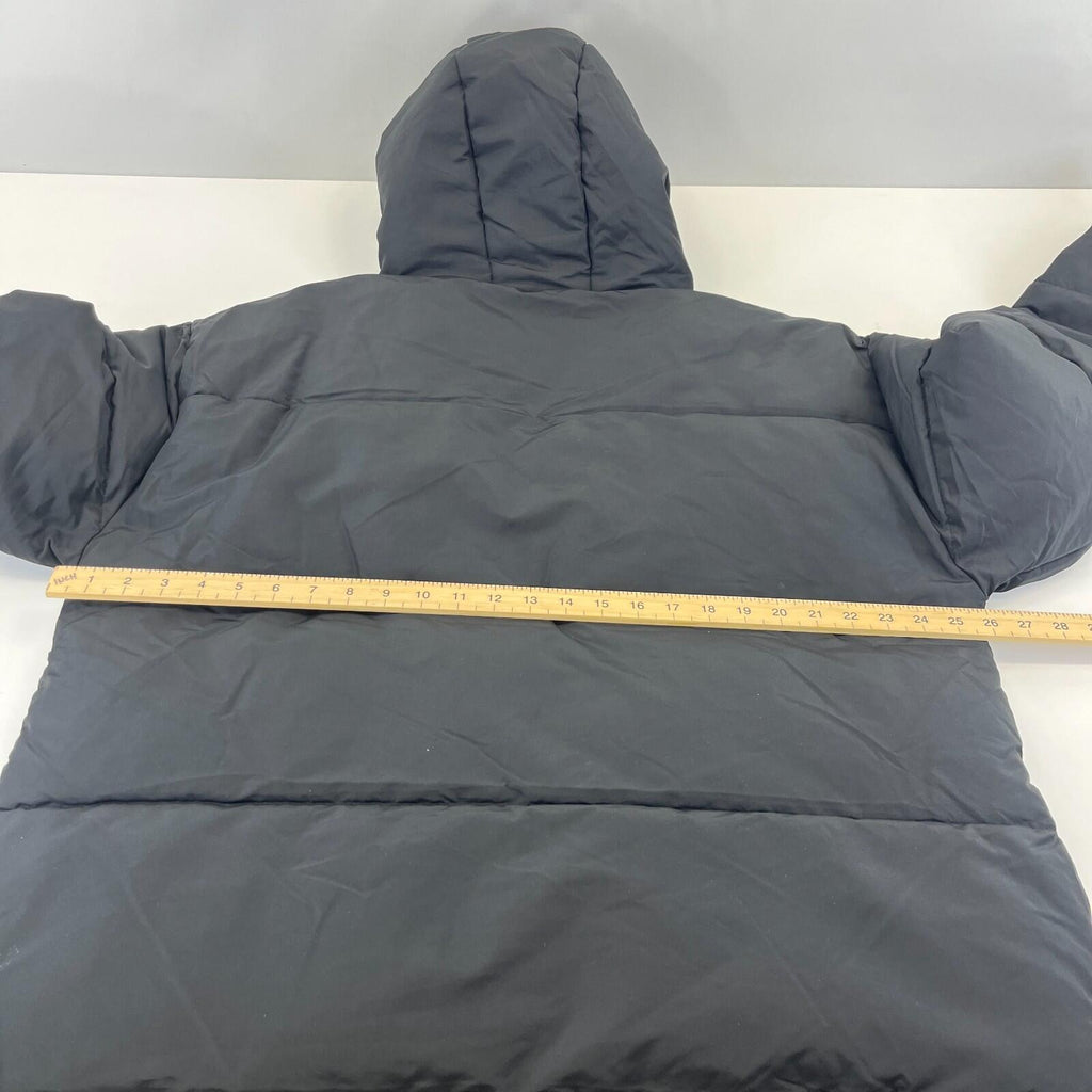 Ellesse Womens Hooded Quilted Padded Puffer Jacket in Black UK 16 - Near Mint