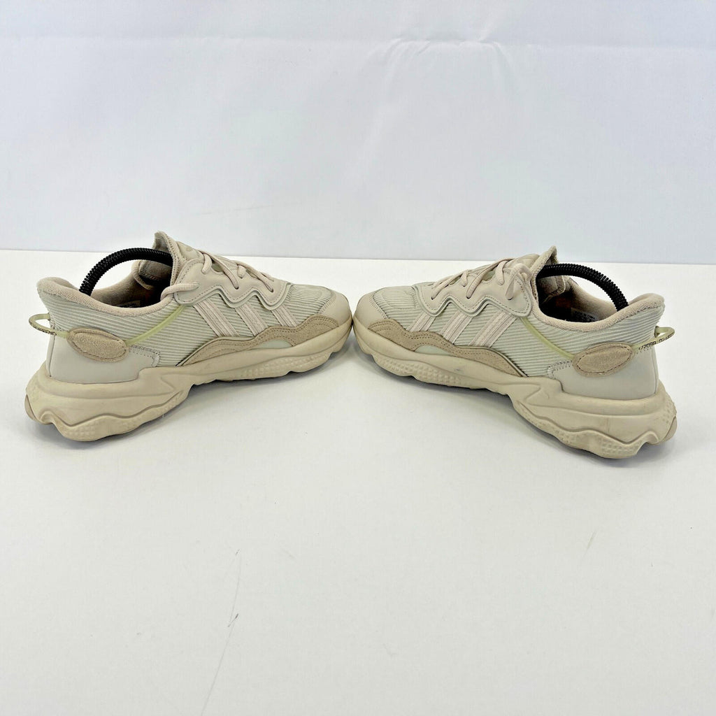Adidas Ozweego Triple Beige Trainers size UK 7   EU 40 2/3 Leather & Mesh Chunky