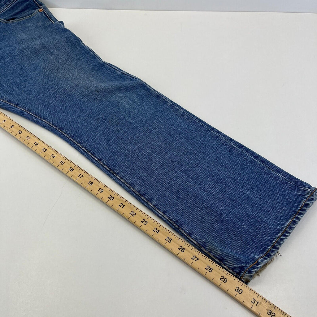 Levi’s 501 Men’s Jeans Mid Blue Straight Leg Button Fly W34" L30"