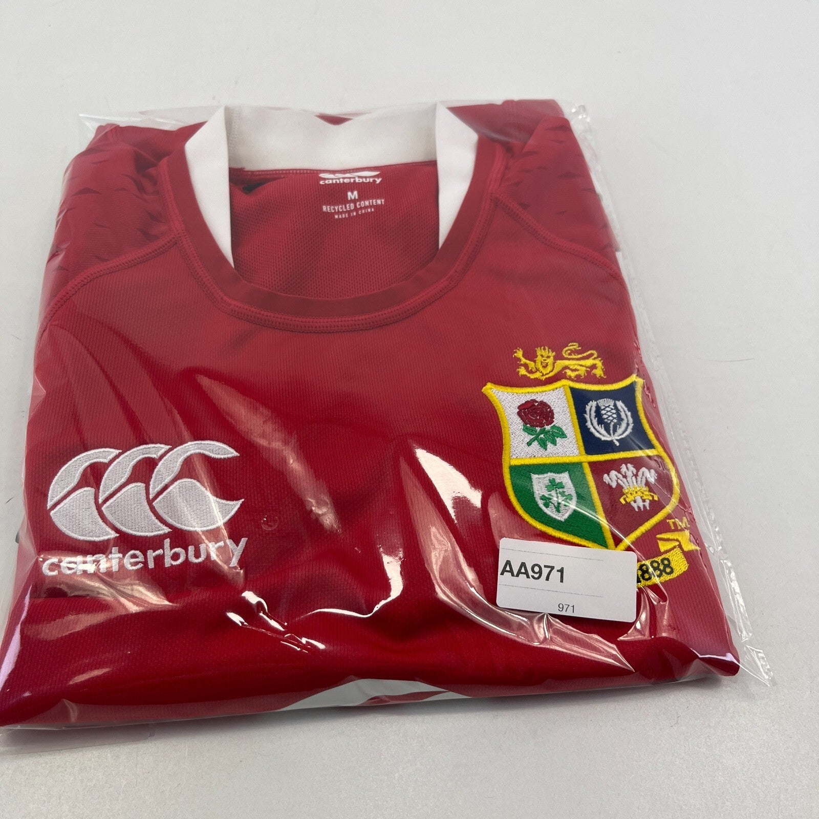 Canterbury British Irish Lions 2021 Tour Rugby Union Pro Shirt Men's size M Red