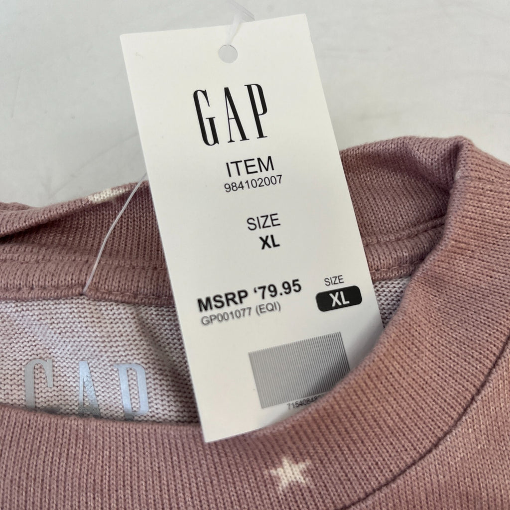 Gap Womens Pyjamas Sleep Set Night Top 2 Piece Loungewear in Pastel Pink size XL