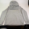 Castore Graphic Spellout Hoodie Mottled Grey size Small - VGC