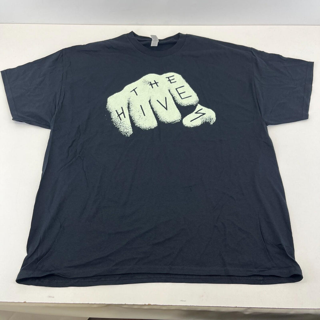 The Hives Band T-Shirt - Retro 90s Swedish Rock Band Unisex Tee size 2XL