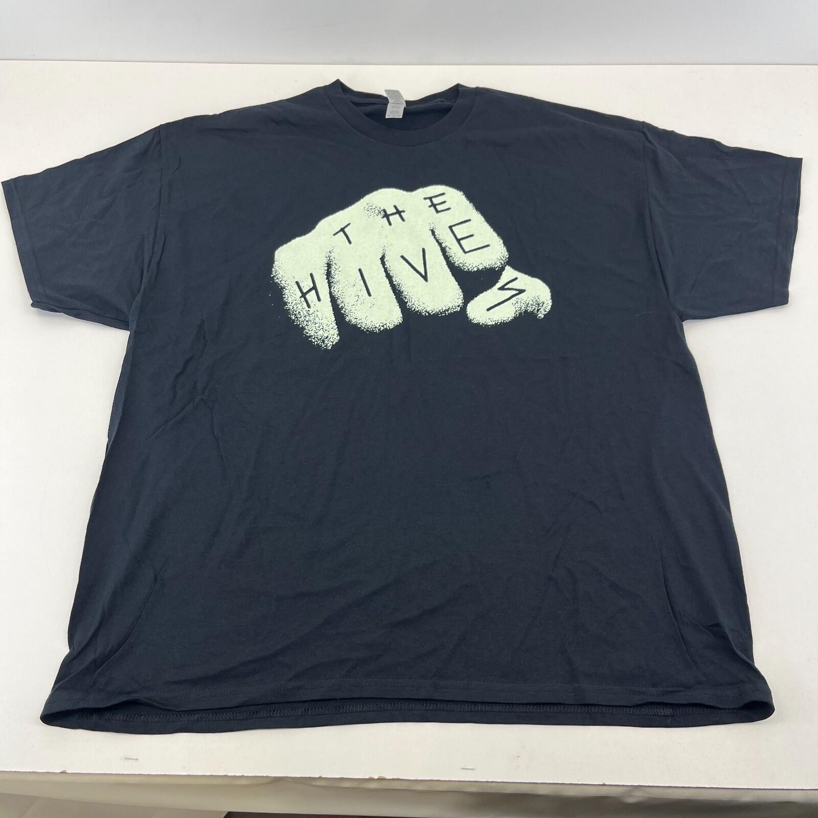 The Hives Band T-Shirt - Retro 90s Swedish Rock Band Unisex Tee size 2XL