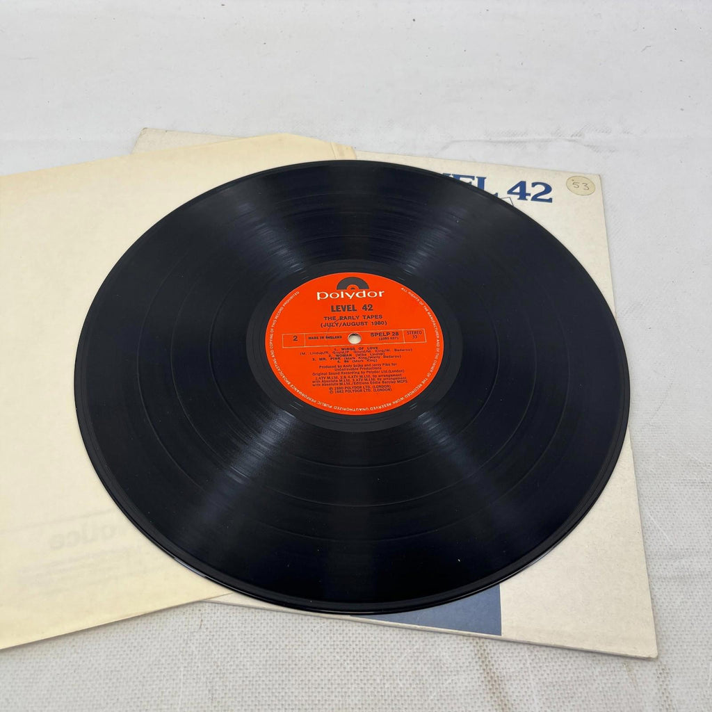 Level 42  The Early Tapes July/Aug 1980 SPELP 28 UK Reissue VG+