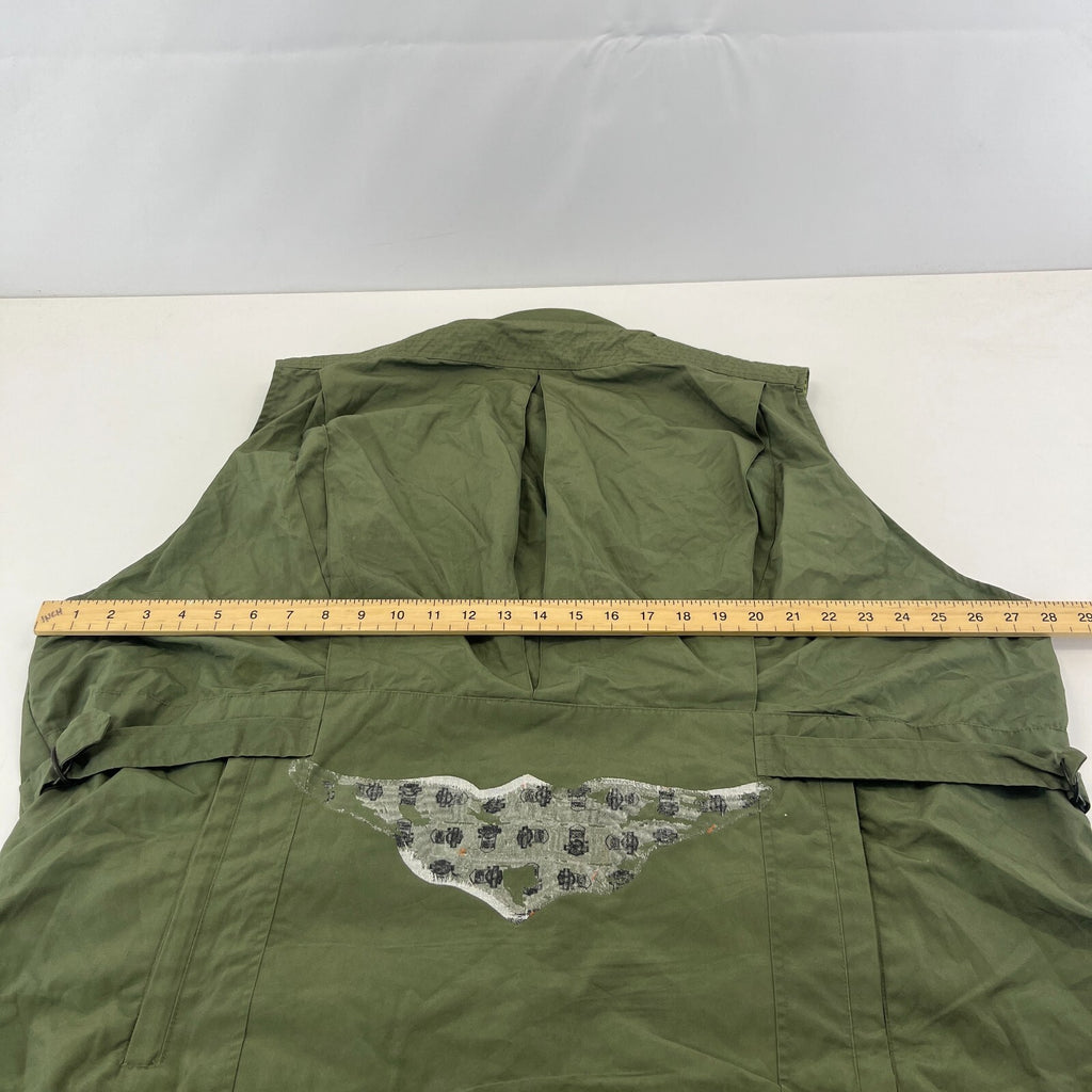 Khaki Green Men's Fishing Vest Gilet Hunting Shooting Multi Pocket size 2XL