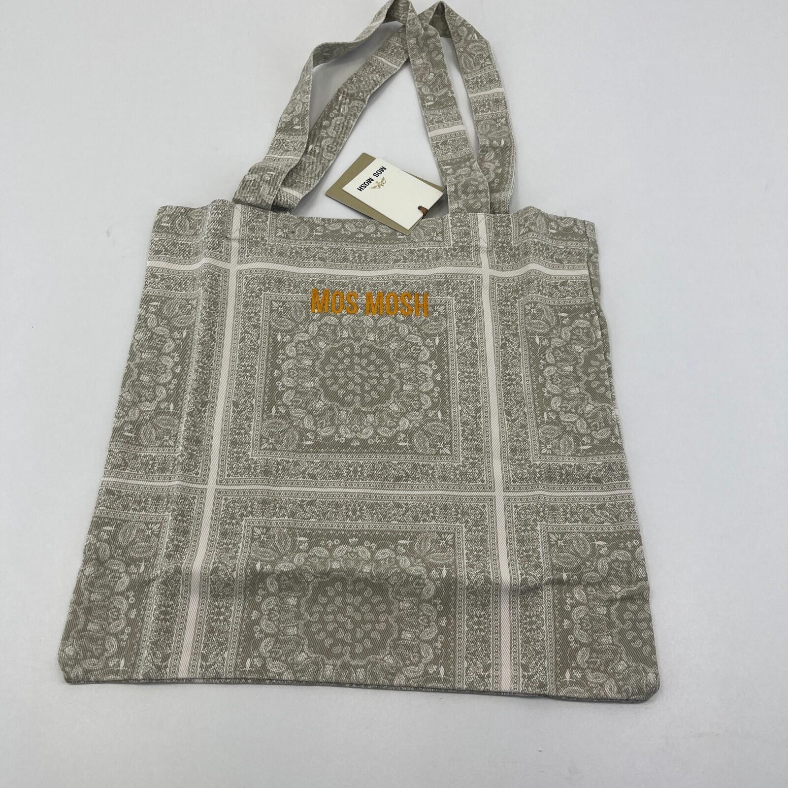 Mos Mosh Bandana Cotton Tote Bag 15" x 15" Tapestry Style - New with Tags