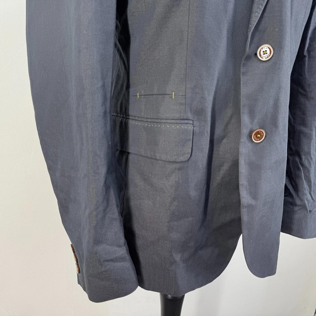 Ted Baker Blazer Jacket Men's size Ted 5 (UK Medium) Mid Blue Single Breasted Sport Country