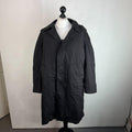 Genuine US Navy Black Trench Coat with Removable Liner size 44R Formal Military